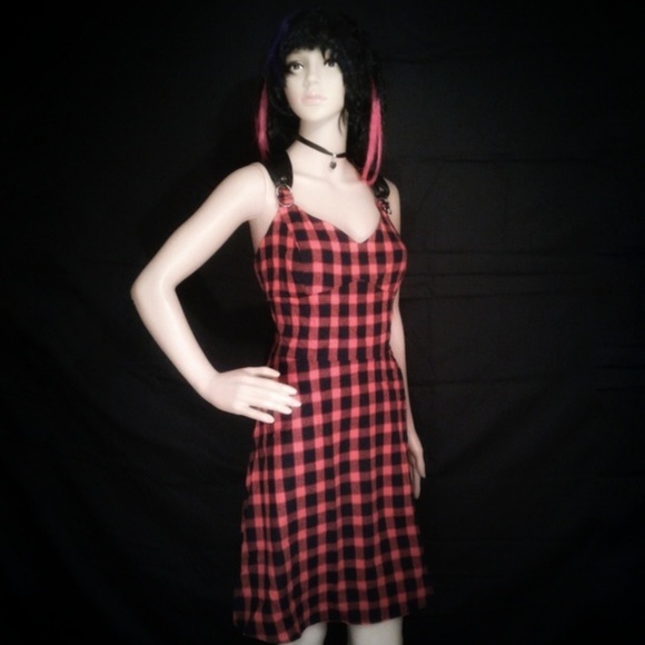 Plaid Faux Leather Strap Mini - Picture 6 of 7